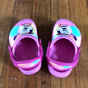 Minnie Mouse Crocs Size 4/5